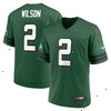 Men's Zach Wilson Green New York Jets Replica Player Jersey