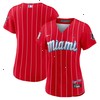 Miami Marlins Nike Women's City Connect Replica Jersey - Red