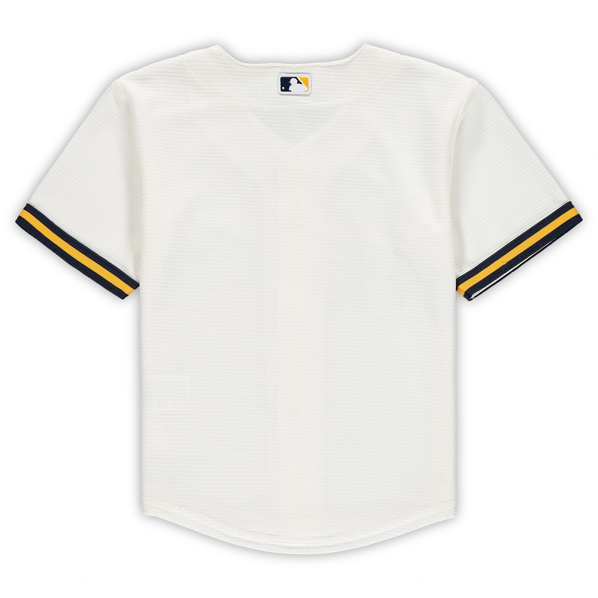 Milwaukee Brewers Nike Toddler Replica Team Jersey - Cream