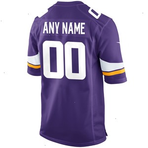 Minnesota Vikings Nike Custom Game Jersey - Purple
