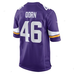 Myles Dorn Minnesota Vikings Nike Game Jersey - Purple