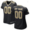 New Orleans Saints Nike Women's Custom Game Jersey - Black