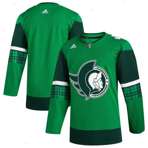  Ottawa Senators adidas 2023 St. Patrick's Day Primegreen Authentic Jersey - Kelly Green