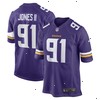 Patrick Jones II Minnesota Vikings Nike Team Game Player Jersey - Purple