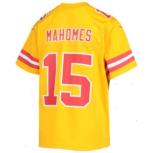 Patrick Mahomes Kansas City Chiefs Nike Youth Inverted Team Game Jersey - Gold