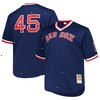Pedro Martinez Boston Red Sox Mitchell & Ness 1999 Cooperstown Collection Mesh Pullover Jersey - Navy