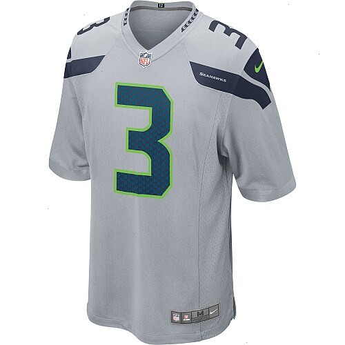Russell Wilson Seattle Seahawks Nike Youth Alternate Game Jersey - Gray