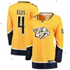 Ryan Ellis Nashville Predators Fanatics Branded Women's Breakaway Player Jersey - Gold