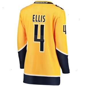 Ryan Ellis Nashville Predators Fanatics Branded Women's Breakaway Player Jersey - Gold