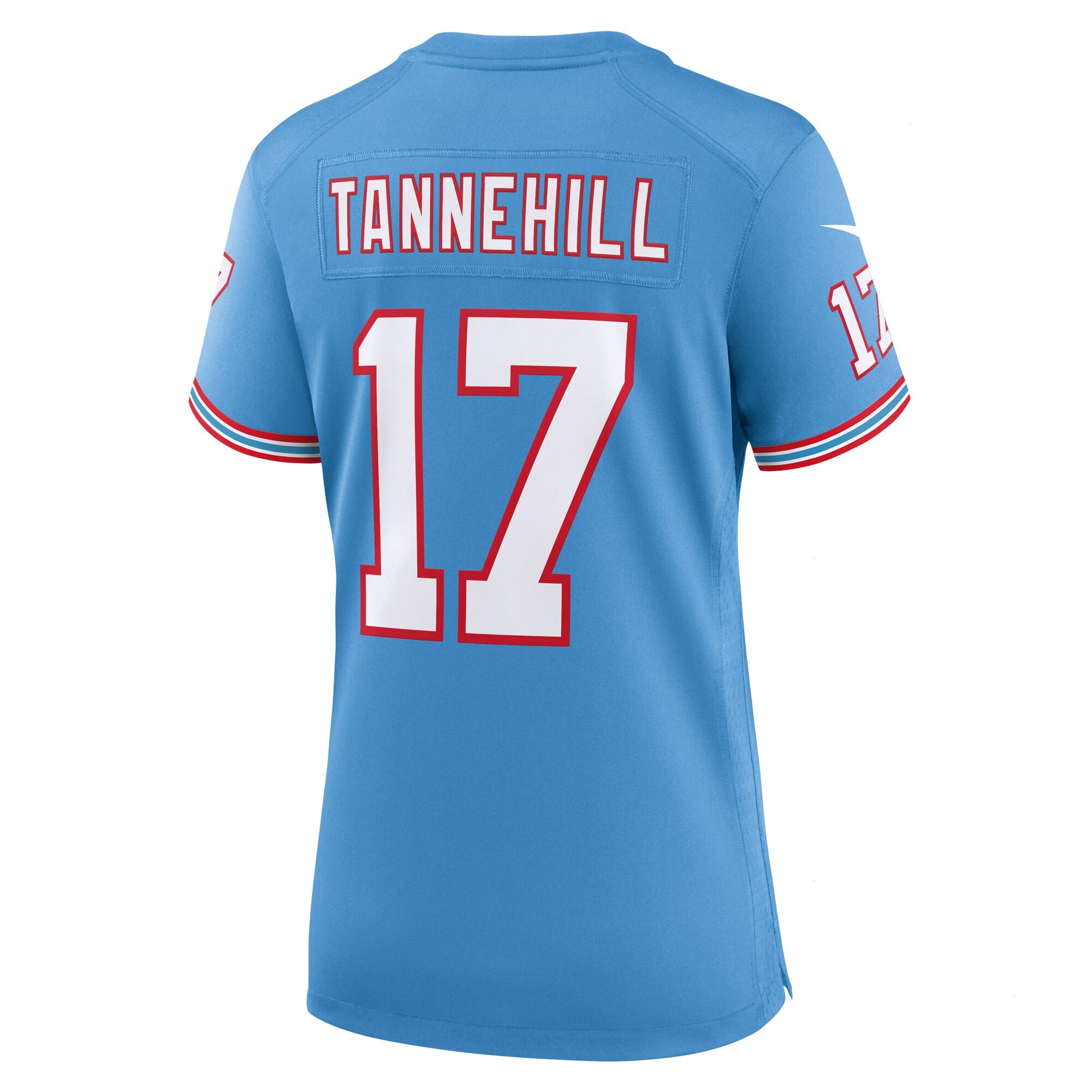 Ryan Tannehill Tennessee Titans Nike Women's Oilers Throwback Player Game Jersey - Light Blue