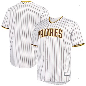 San Diego Padres Big & Tall Home Replica Team Jersey - White/Brown