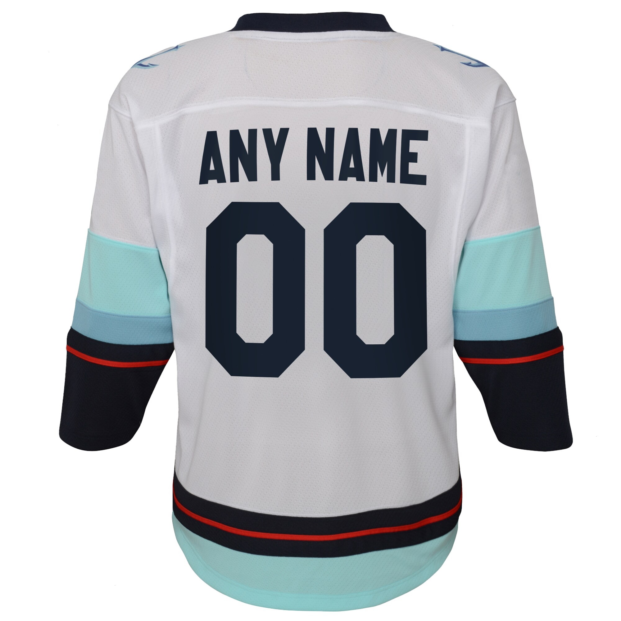 Seattle Kraken Infant Away Replica Custom Jersey - White