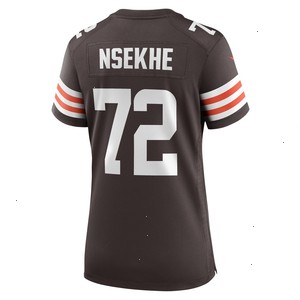 Ty Nsekhe Cleveland Browns Nike Women's Game Jersey - Brown
