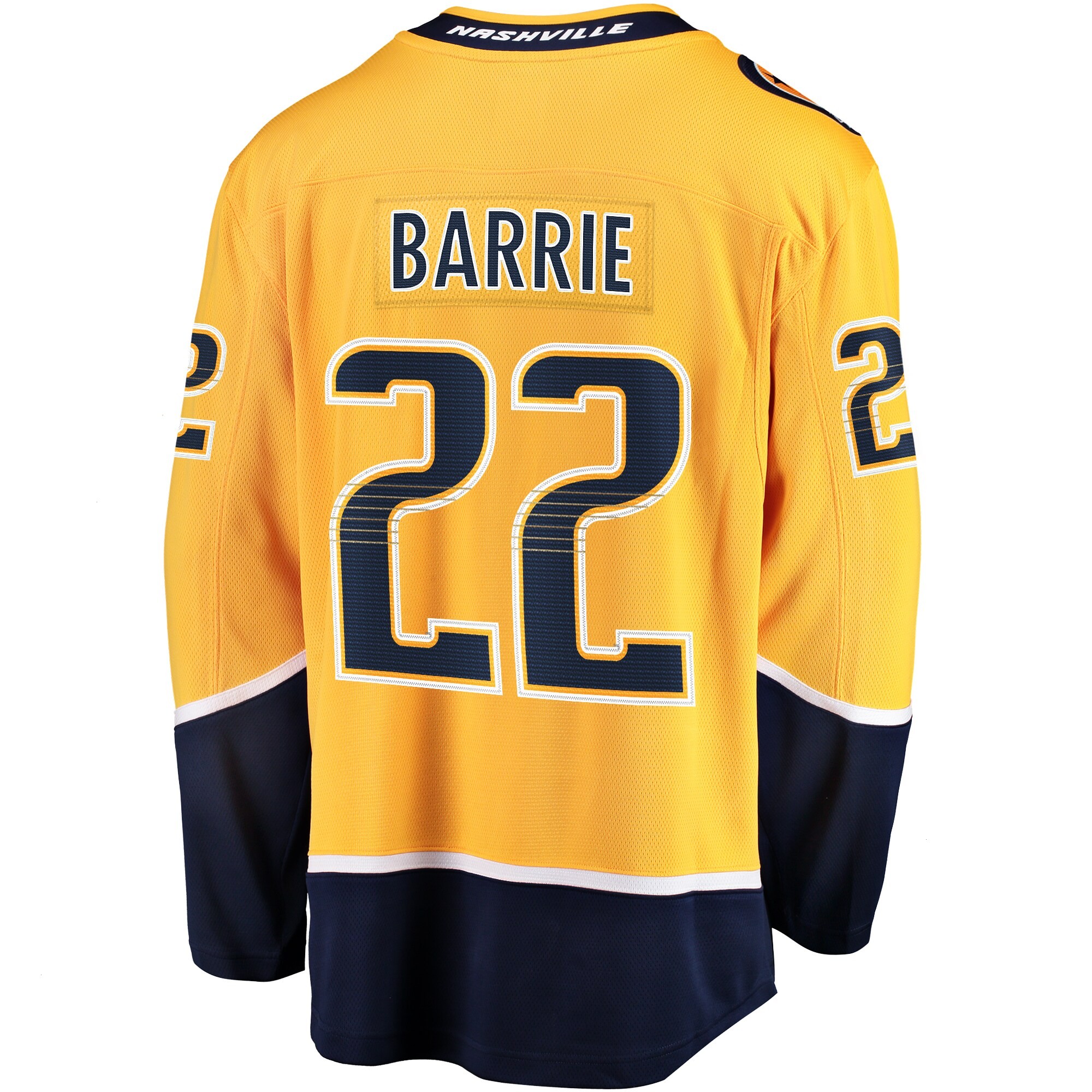 Tyson Barrie Nashville Predators Fanatics Branded Home Breakaway Jersey - Gold