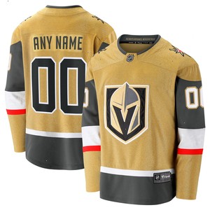  Vegas Golden Knights Fanatics Branded Home Breakaway Custom Jersey - 
