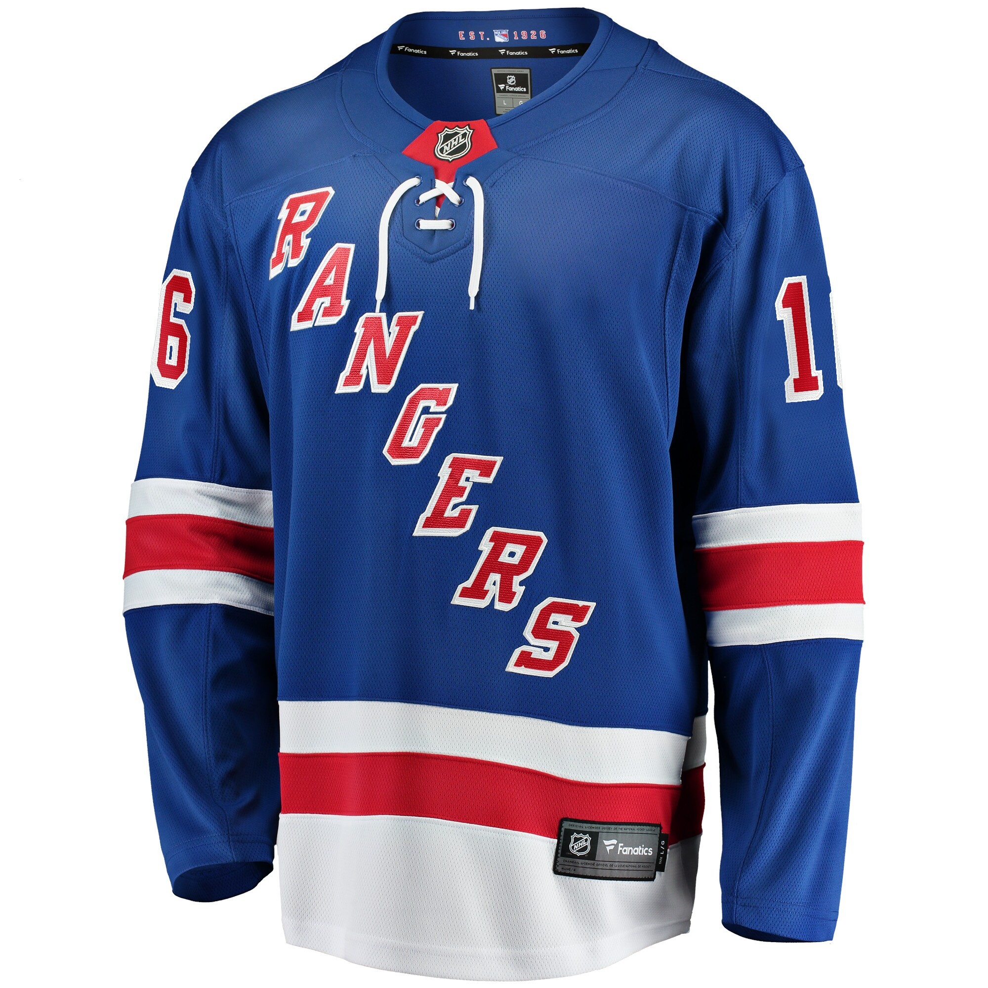 Vincent Trocheck New York Rangers Fanatics Branded Home Breakaway Player Jersey - Blue