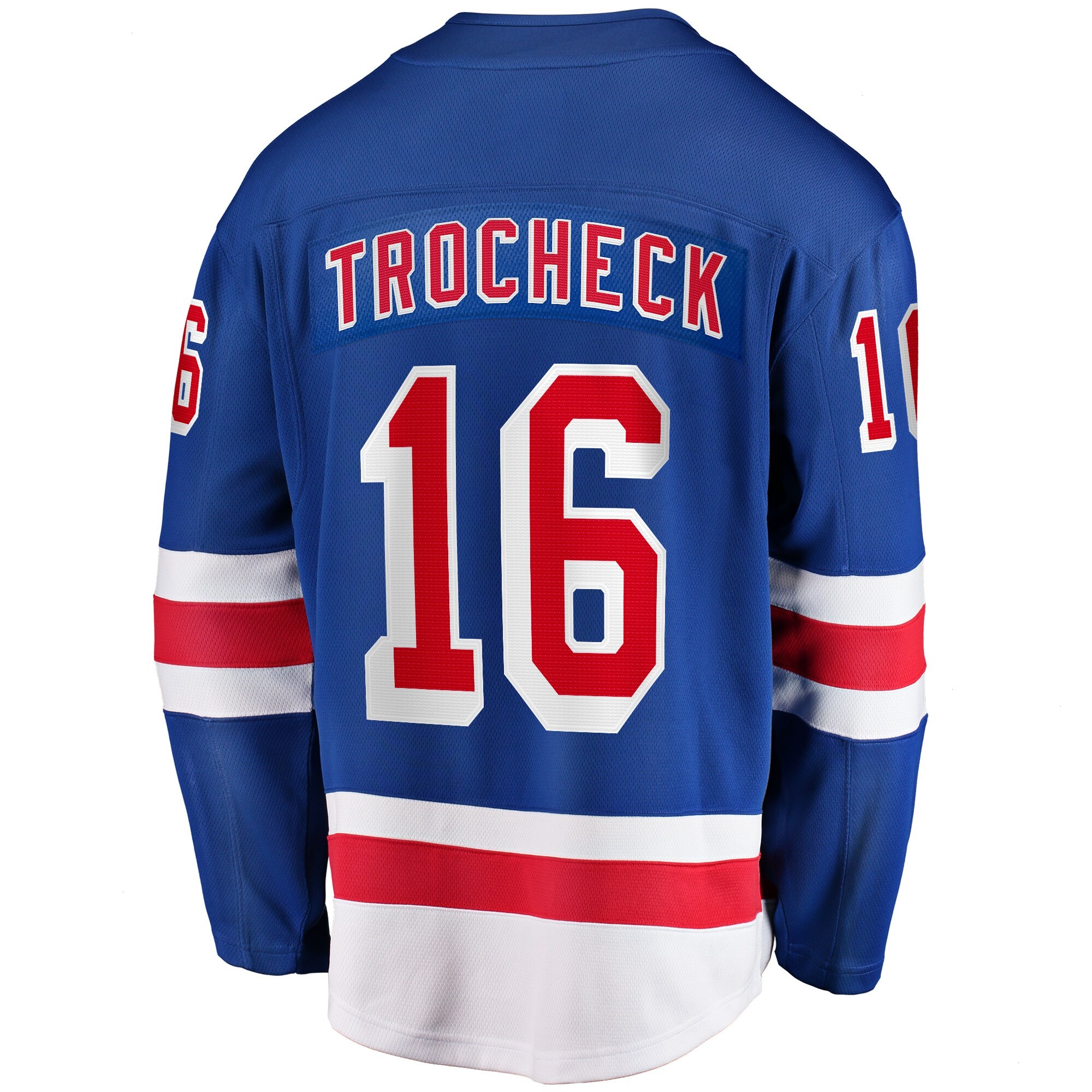 Vincent Trocheck New York Rangers Fanatics Branded Home Breakaway Player Jersey - Blue