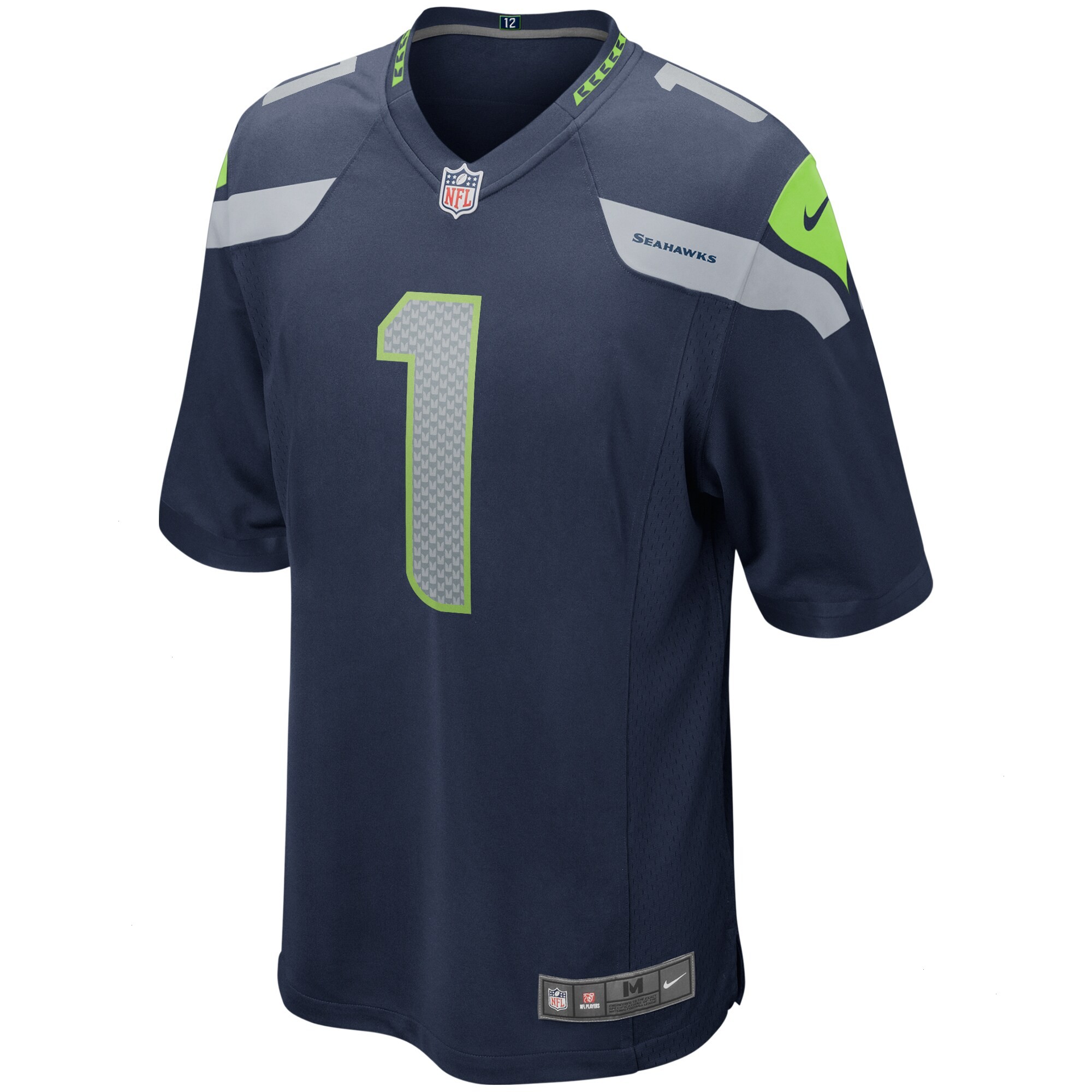 Warren Moon Seattle Seahawks Nike Game Retired Player Jersey - College Navy