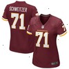 Wes Schweitzer Washington Football Team Nike Women's Game Player Jersey -Burgundy