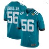 Yasir Abdullah Jacksonville Jaguars Nike Team Game Jersey - Teal