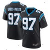 Yetur Gross-Matos Carolina Panthers Nike Team Game Jersey - Black