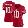 Zane Gonzalez San Francisco 49ers Nike Women's Game Jersey - Scarlet